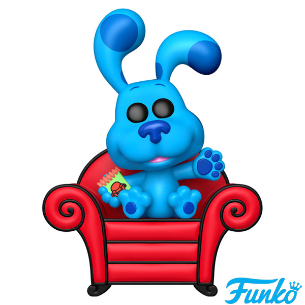 Funko POP #1725 Premium Blue's Clues and You! Blue on the Thinking Chair Figure